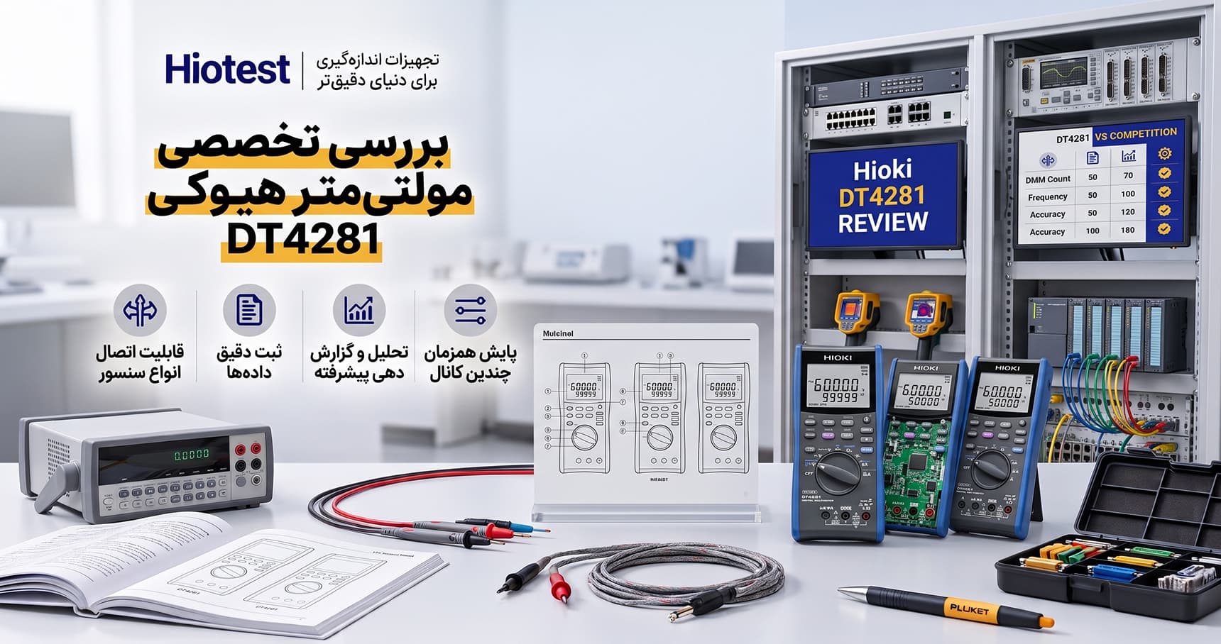 بررسی تخصصی مولتی‌متر هیوکی DT4281