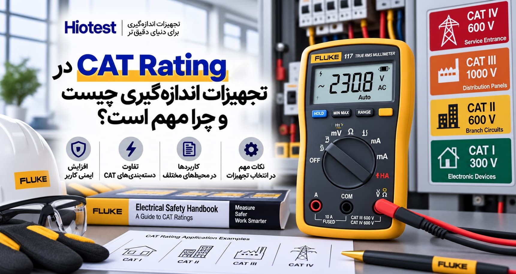 CAT Rating در تجهیزات اندازه‌گیری چیست و چرا مهم است؟